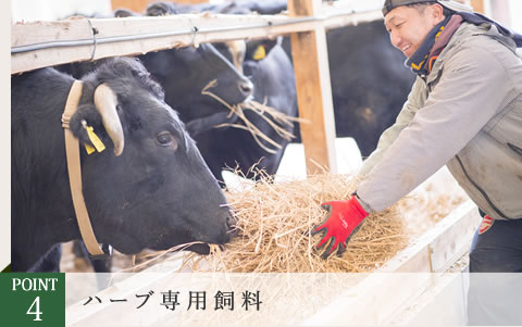 ④ハーブ専用飼料